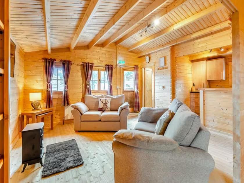 Lochinvar - Clydesdale Log Cabin With Hot Tub แอร์ดรี ภายนอก รูปภาพ
