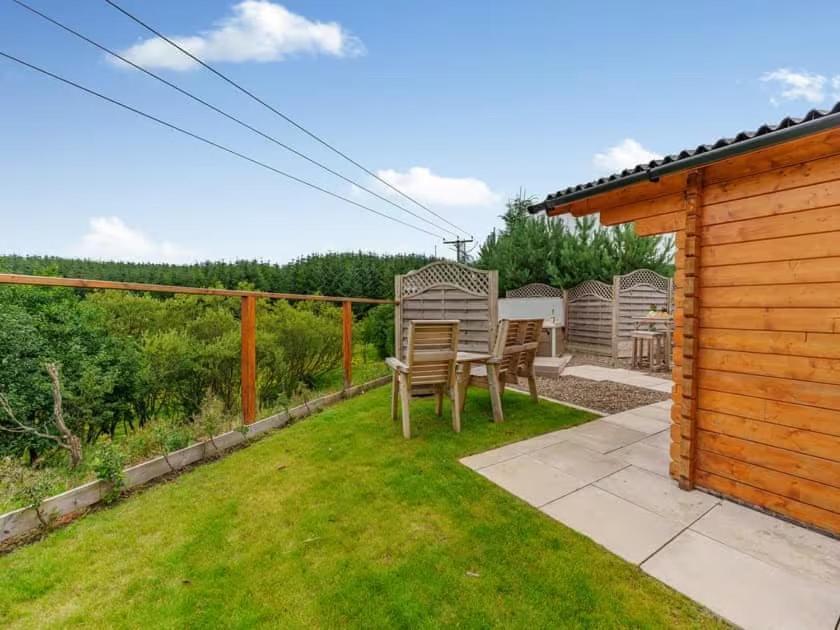Lochinvar - Clydesdale Log Cabin With Hot Tub แอร์ดรี ภายนอก รูปภาพ
